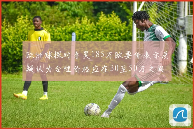 欧洲球探对李昊185万欧要价表示质疑认为合理价格应在30至50万之间