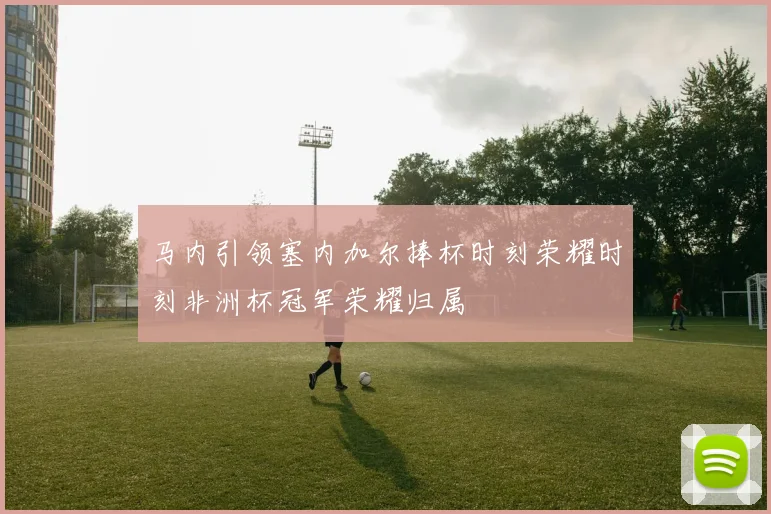 马内引领塞内加尔捧杯时刻荣耀时刻非洲杯冠军荣耀归属